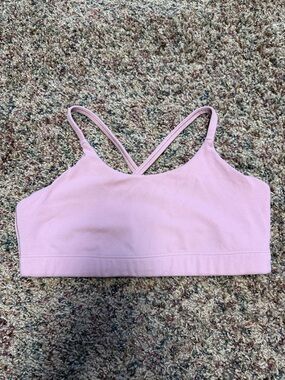 Athleta Light Pink Crossback Bralette